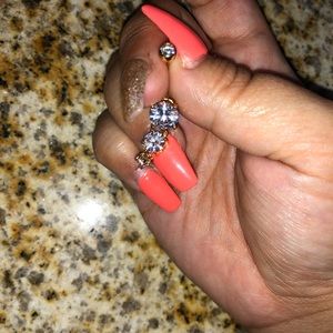 Swarovski crystal belly button ring